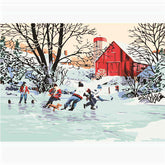 Painting by Numbers ice Hockey